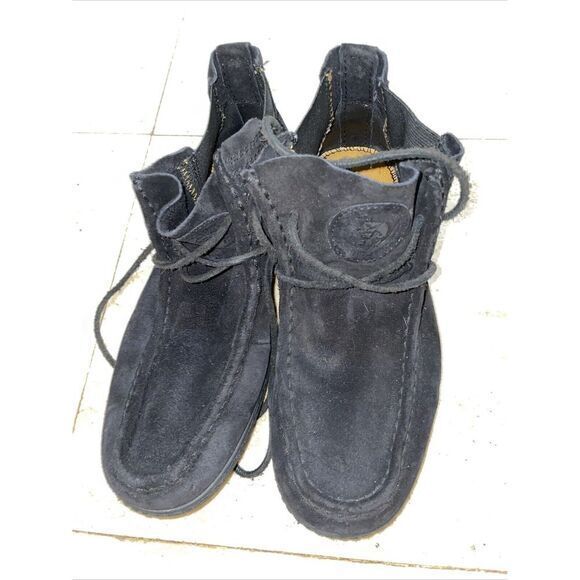 Diesel Bellow‎ Black Suede Lace Up Chukka Men\'s Boots Size 7 main image 7
